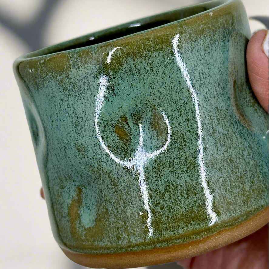 dimples tumbler | evergreen