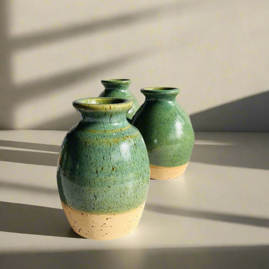 vase | bud in evergreen speckled