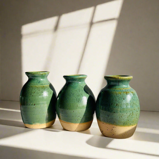 vase | bud in evergreen speckled