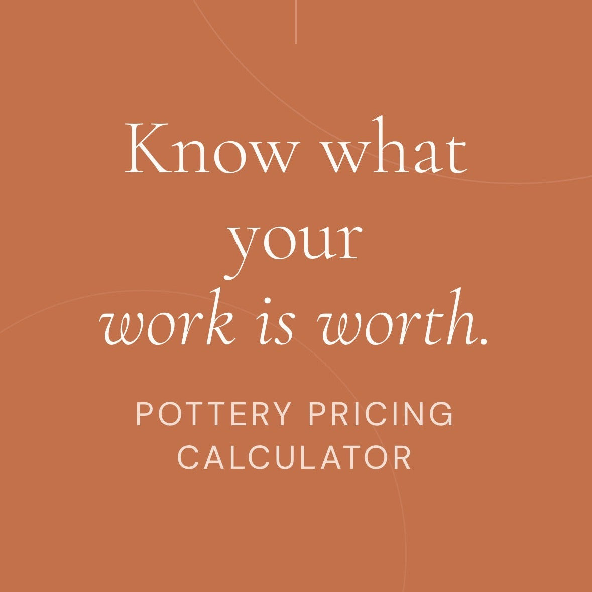 Pottery Pricing Bundle