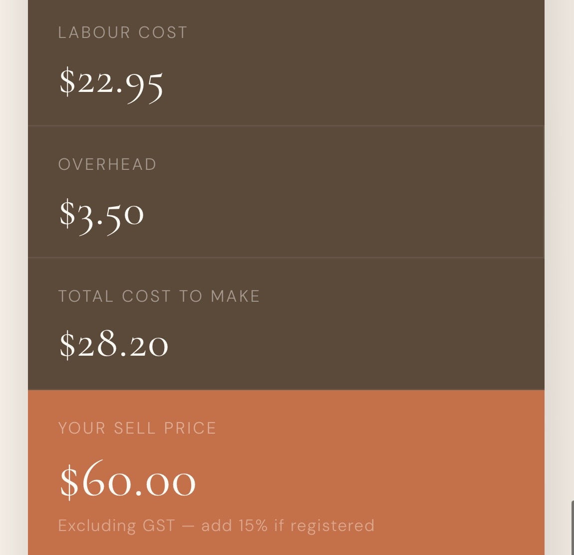 Pottery Pricing Bundle