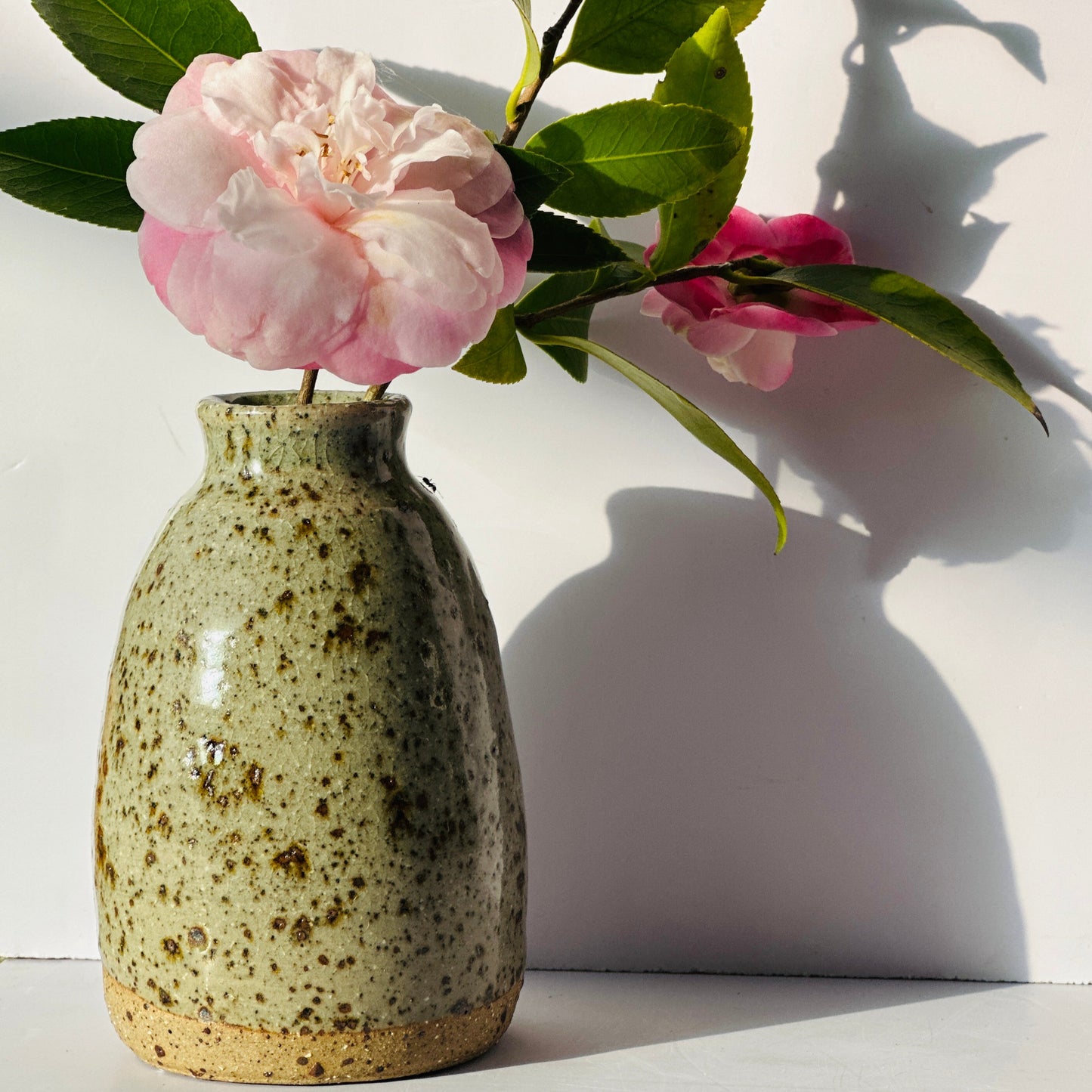 bud vase | olive in speckles