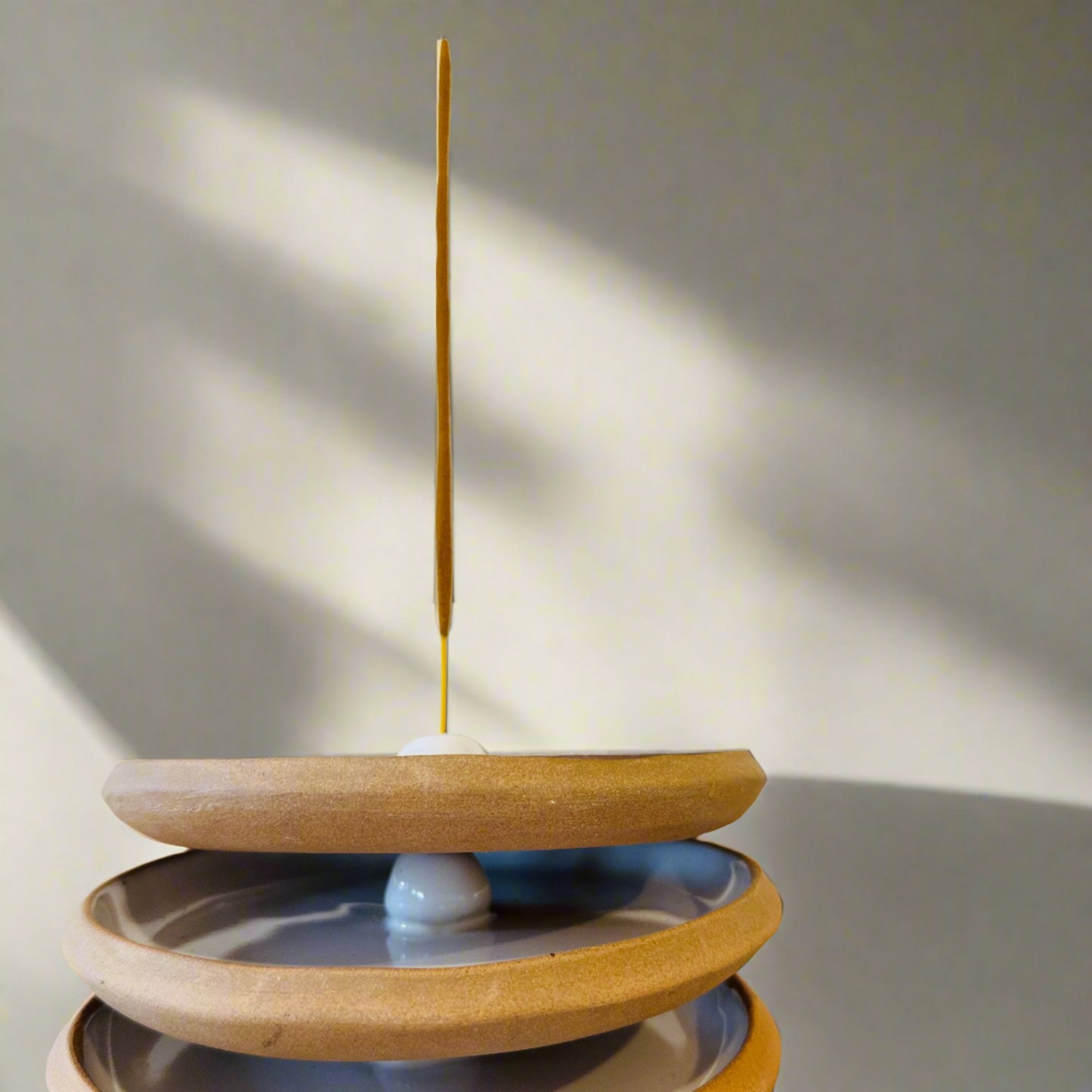 rustic series | incense holder | round