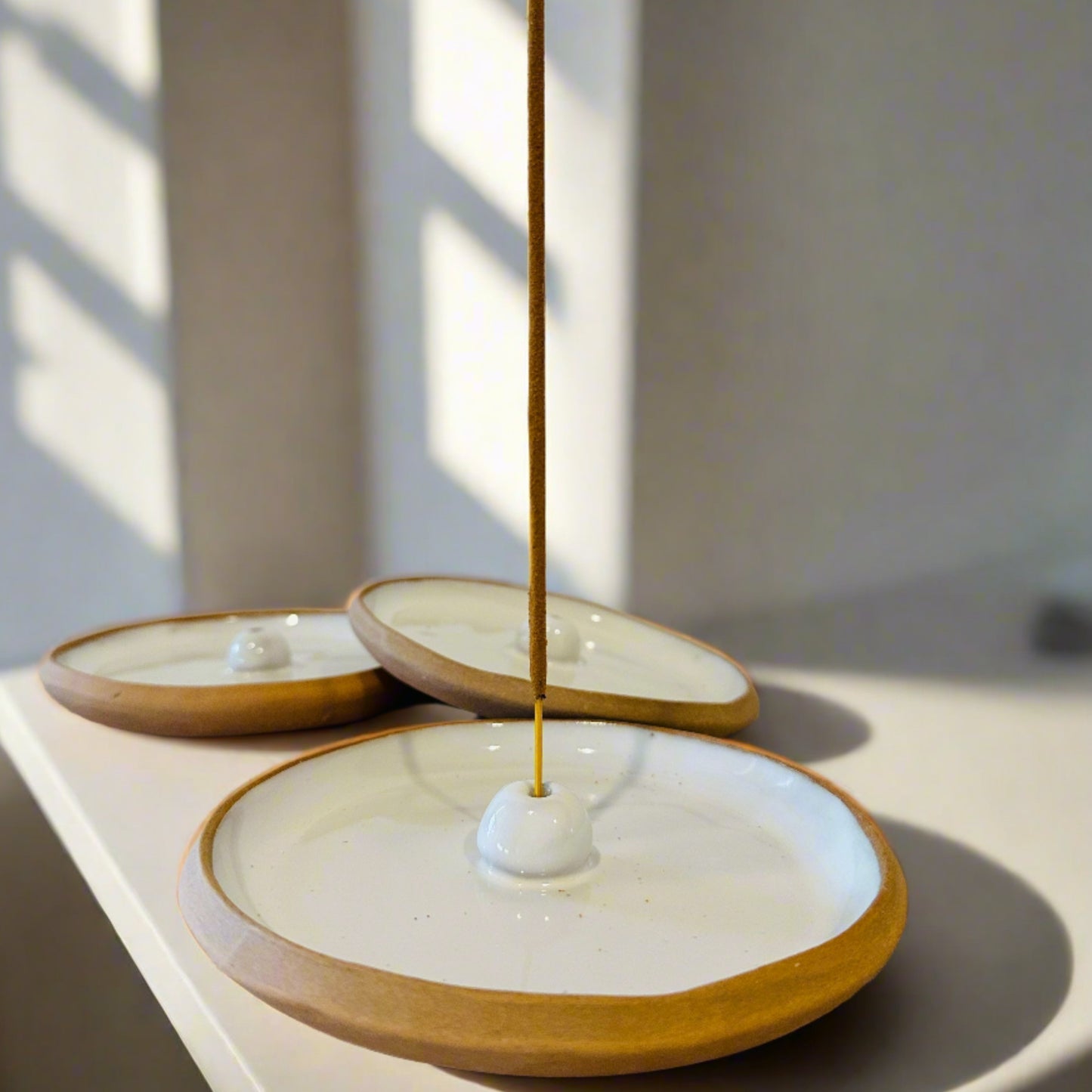 rustic series | incense holder | round