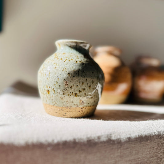 tussie vase | moss