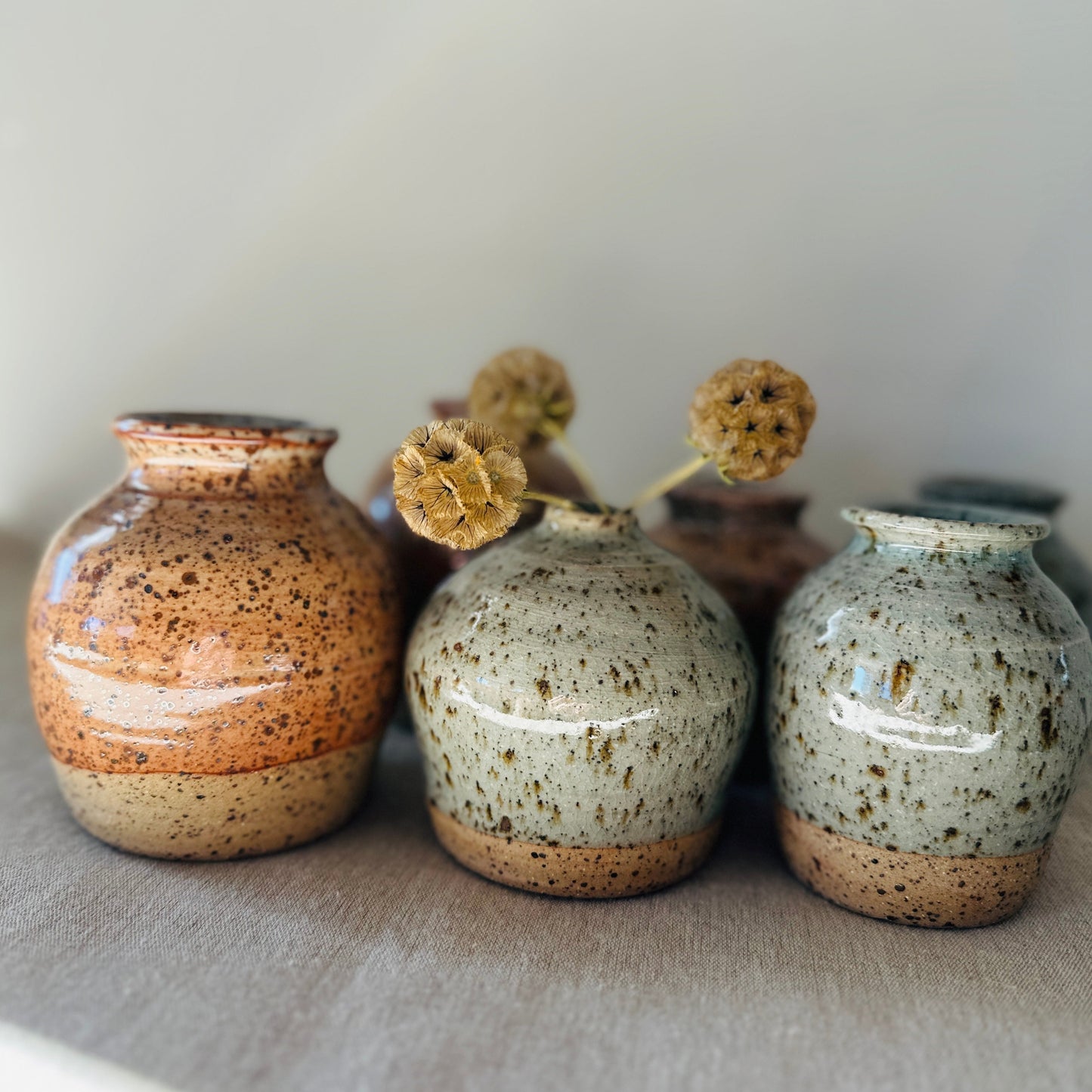 vase | tussie in rust